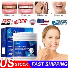 5PCS Teeth Whitening Powder Tea Coffee Smoking Stain Remover Tooth Deep Cleaning