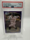 KONNOR GRIFFIN 2025 Bowman Chrome Purple Refractor /250 PSA 9 Pirates