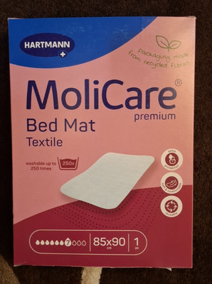 Hartmann MoliCare premium Bed Mat Textile waschbar 85 x 90cm 7 Tropfen