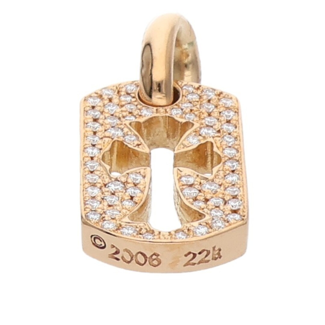 Chrome Hearts 22K DT TNY CO CRS P D Tiny Cutout Cross… - Gem
