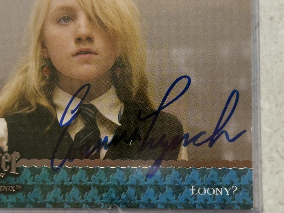 RARE Harry Potter Luna Lovegood Evanna Lynch Signed Autograph Card Artbox - Image 2 of 3