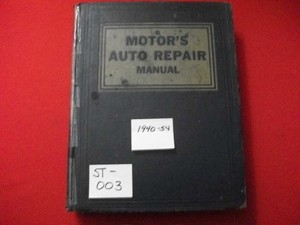 VINTAGE-1940-54-MOTOR-039-S-MANUAL-RESTORATION-REPAIR-CROSELY-KAISER-STUDEBAKER-MORE