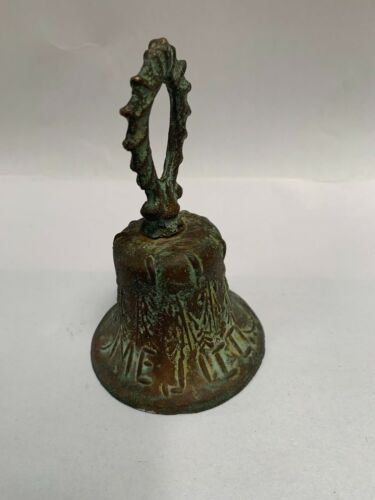 Vintage Antique Cast Metal Mexican Independence Mission Bell (A10) - Picture 1 of 7