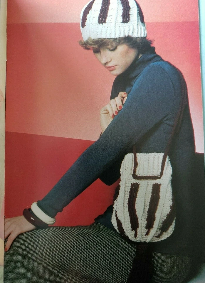 Knit & Crochet - WEATHER BEATERS - Coats & Clark Vintage Booklet 1977 - Image 4 of 4