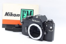   No US Duty Near Mint  Nikon EM SLR 35mm Film Camera Black Body from Japan- 5094