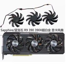 New Sapphire R9 390 390X Ultra Platinum Graphics Card Cooling Universal Fan Mute