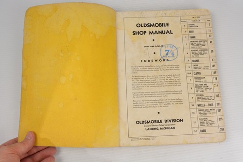 Oldsmobile Six and Eight 1938 Workshop Service Manual Genuine - Picture 10 of 14