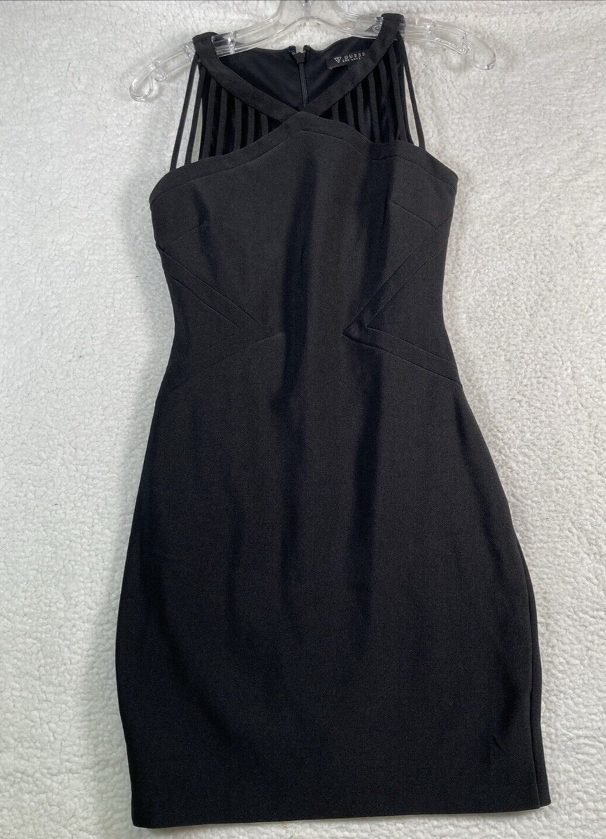 guess los angeles black dress Dress, Strappy Cut-Outs, Size 4 Size:Customs Size True to size. custom:Garderob Magda Butrym Asymmetrical Sculpted