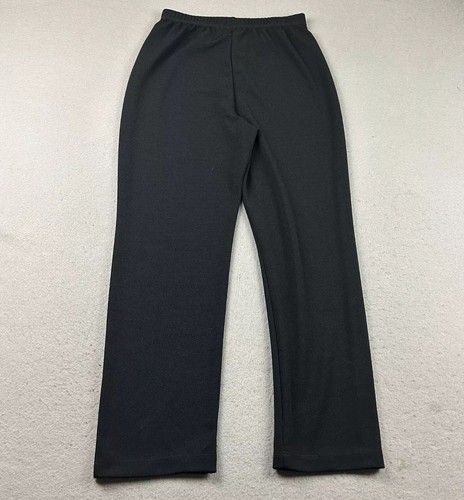 Chicos Easy Wear Pants Womens 8 Short Black Flat Front Pull On Size 1 NWT - 第 4/9 張圖片