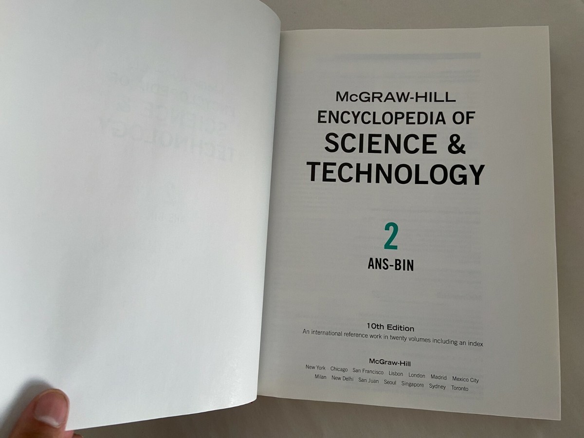 McGraw Hill Encyclopedia of Science & Technology book 2