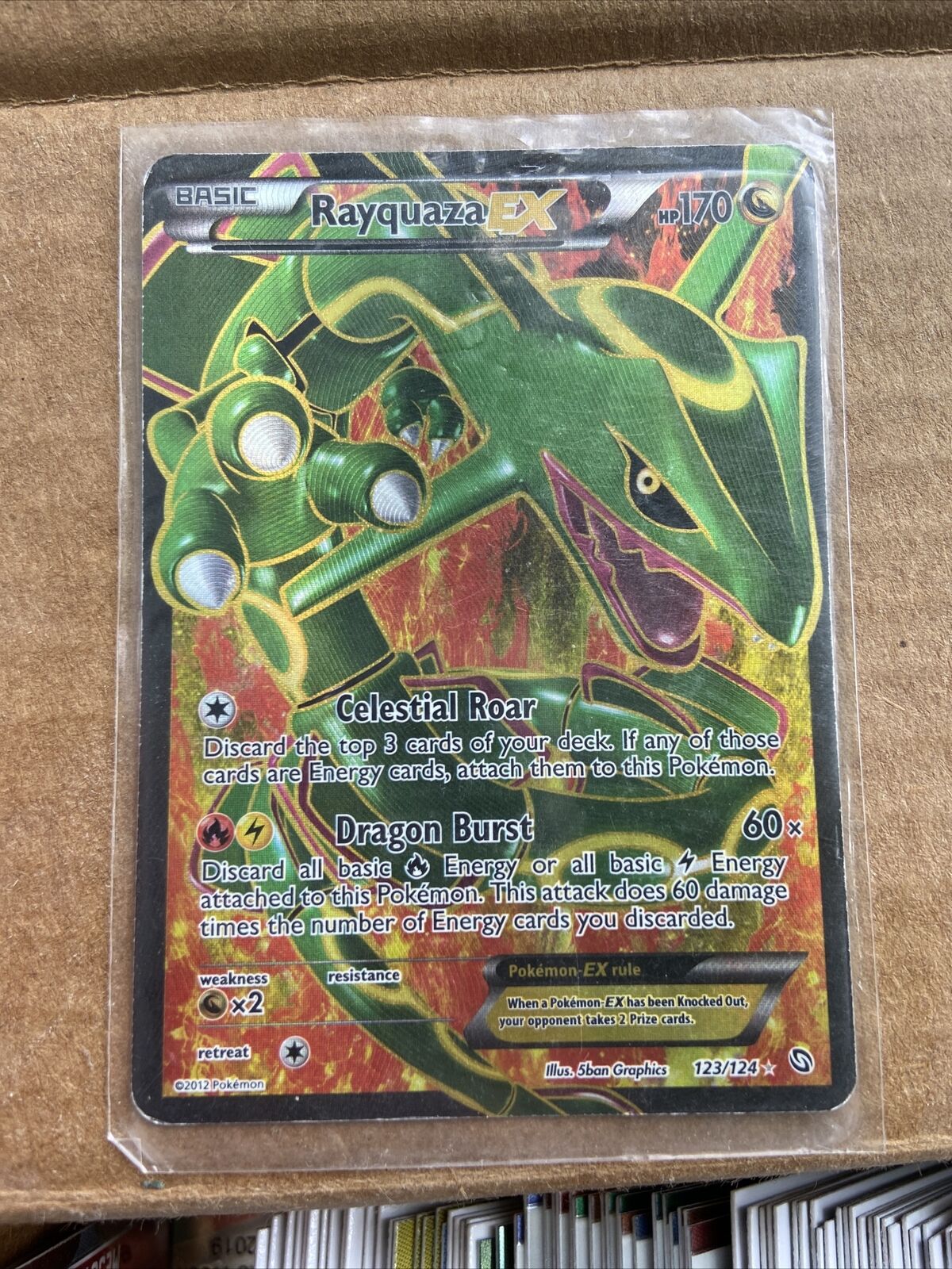 Pokemon Mega rayquaza ex 124