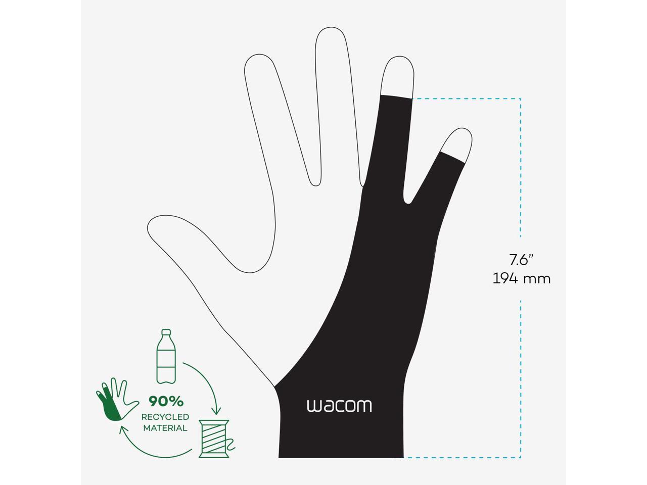 Drawing Glove, TwoFinger Artist Glove for Drawing Tablet Pen