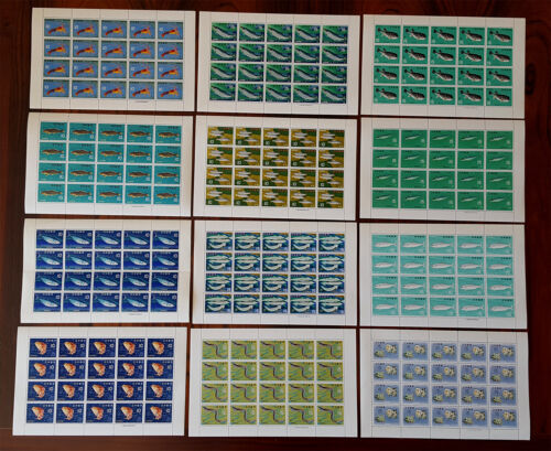 JAPAN 1966-67 FISH Series - complete set in sheets of 20 - mint MNH** - Afbeelding 1 van 1