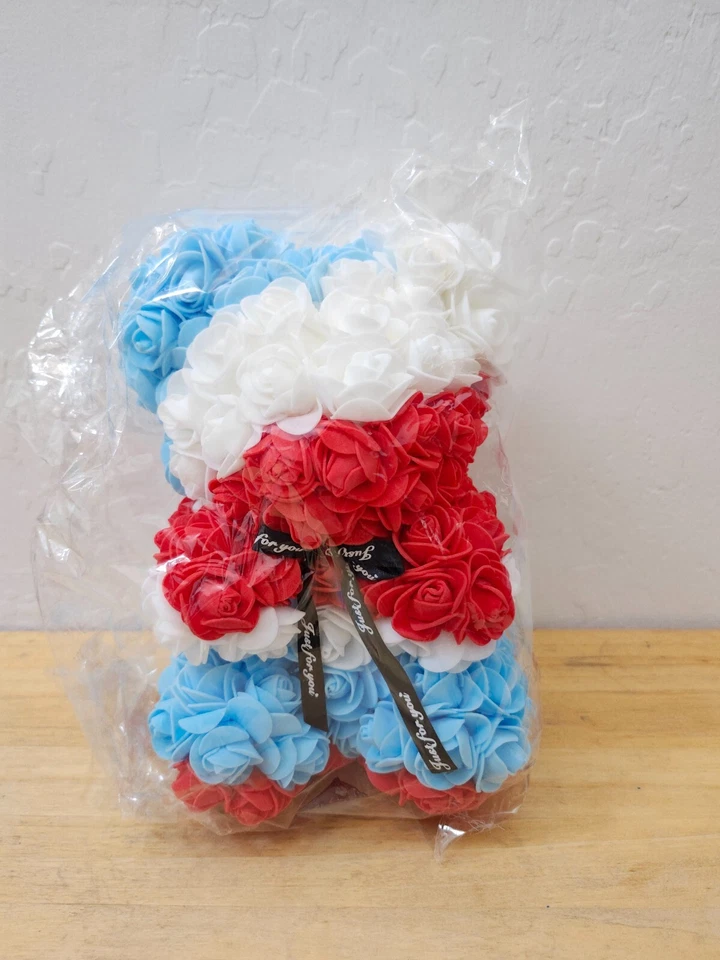 Osos/unicornios rosas de espuma floral género revela cumpleaños AMOR. TODAS LAS OCASIONES! Foto 3 de 4