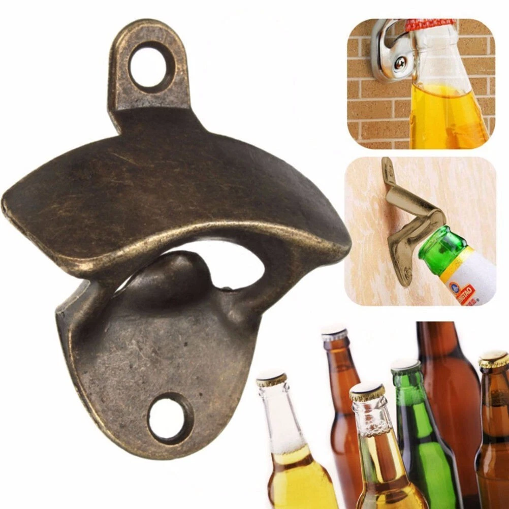 Apribottiglie per birra a parete apribottiglie per birra Vintage in legno con ap