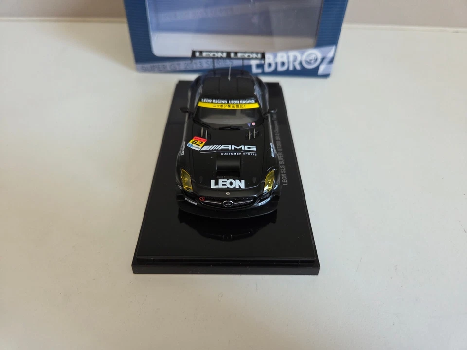 Ebbro 1/43 Leon Mercedes SLS Kurosawa/Kato - Test Okayama 2013 - 44944 - Immagine 2 di 4