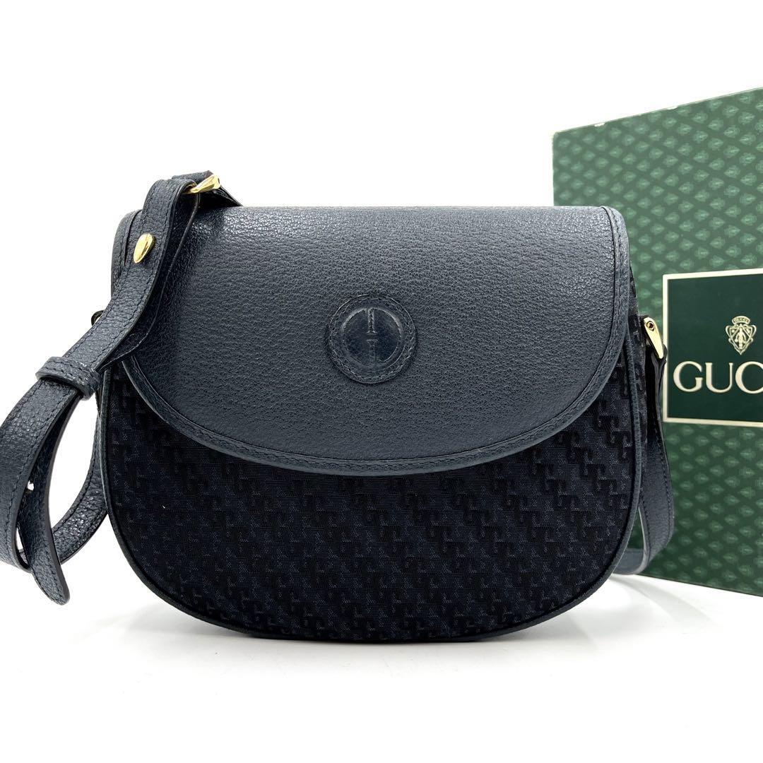 GUCCI GG Vintage Flap Shoulder Bag – Classic Monogram Canvas