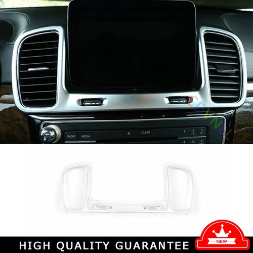 Central Console Air Outlet Vent Trim Fit For Benz GLE GLS 2016-2019 Matte Silver - Picture 1 of 16