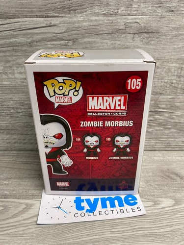 Funko Pop! Marvel #105 Zombie Morbius Marvel Collectors Corps Exclusive Vaulted - Picture 3 of 5