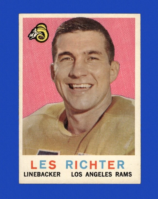 Les Richter trading card