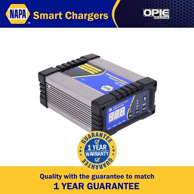 NAPA 8Amp Fully Automatic Dual Voltage Multi-Stage Smart Charger NC8A