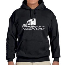 Freightliner Century Semi Truck Classic Design Hoodie Sweatshirt FREE SHIP