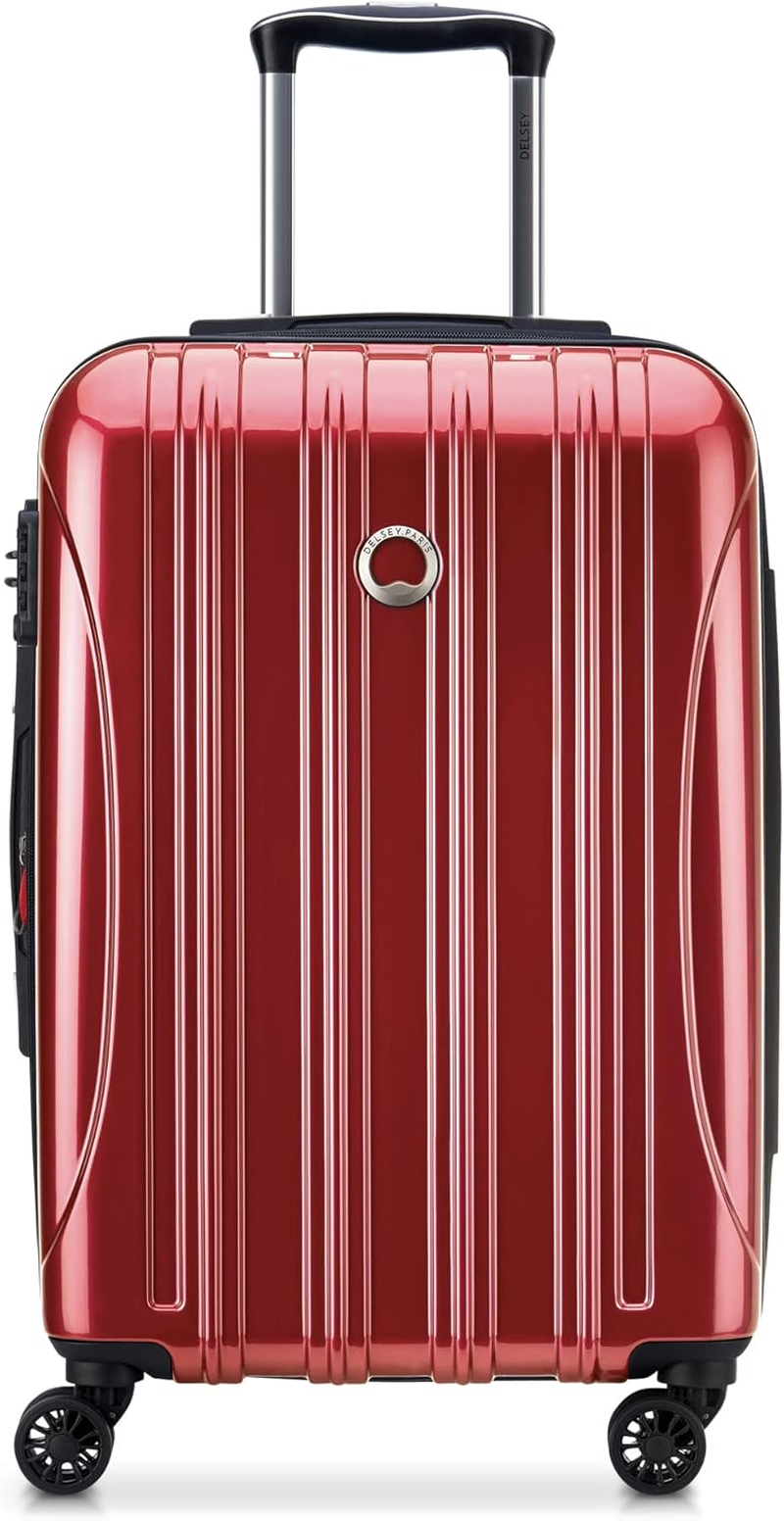 Helium Aero Hardside Expandable Luggage with Spinner Wheels, Brick Red, Carry-On