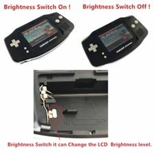 Black AGS-101 Backlight Backlit Screen Game Boy Advance Console GBA Console