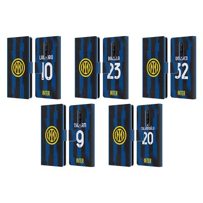 INTER MILAN 2023/24 PLAYERS HOME KIT LEATHER BOOK WALLET CASE FOR ONEPLUS PHONES