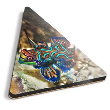 1x Triangle Coaster - Mandarinfish Tropical Madarin Fish #45666