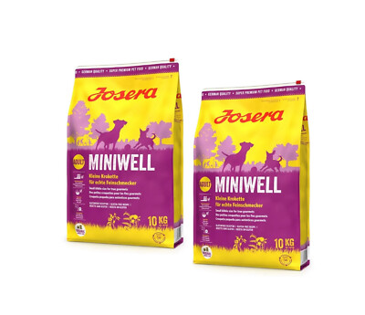 2x10kg Josera Miniwell Hundefutter