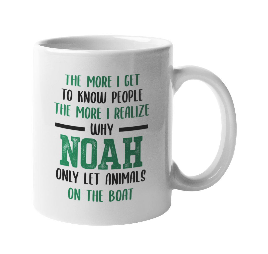Noah & Animals Introverting Humor Coffee & Tea Gift Mug