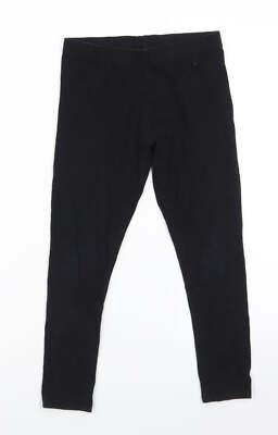 NEXT Mädchen schwarze Baumwollmischung Jegging Größe 9 Monate Leggings