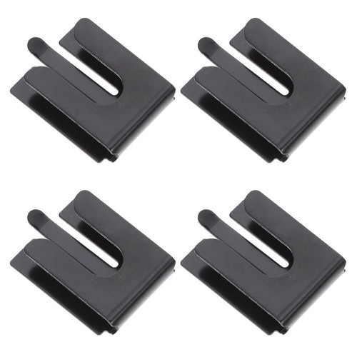 4 PCS Car Radio Hook Adjustable Microphone Holder Clip Large Accessory