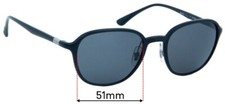 SFx Replacement Sunglass Lenses fits Ray Ban RB4341 - 51mm Wide