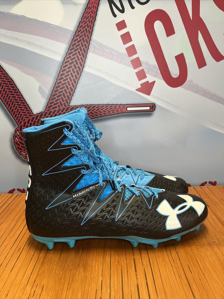 Under Armour Clutch Fit Football Cleats Blue Black (1290924-005) Men’s Size 14
