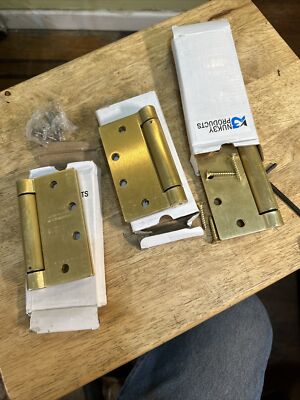 Nuk3y Products Set Of 3 Removable Pin Door Hinges 4 1/2x4 1/2 