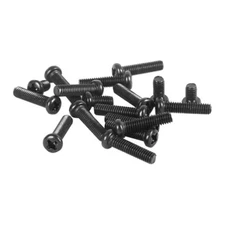 M2 M2.6 Black Oxide Phillips Cross Pan Head Machine Screw Bolt GB818