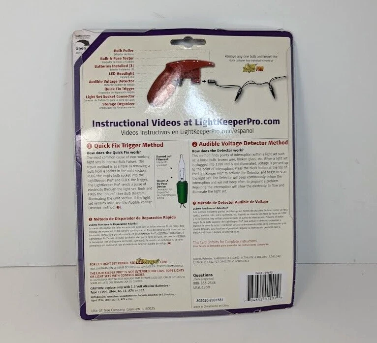 Light Keeper Pro Repair Tool Fix Christmas Incandescent String Patio Used - Image 2 of 4