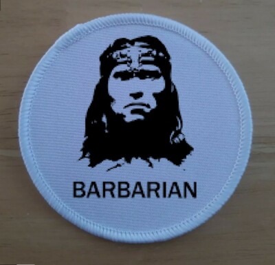 Conan der Barbar Arnald Swarzenegger 3'' Sublimation Patch Abzeichen