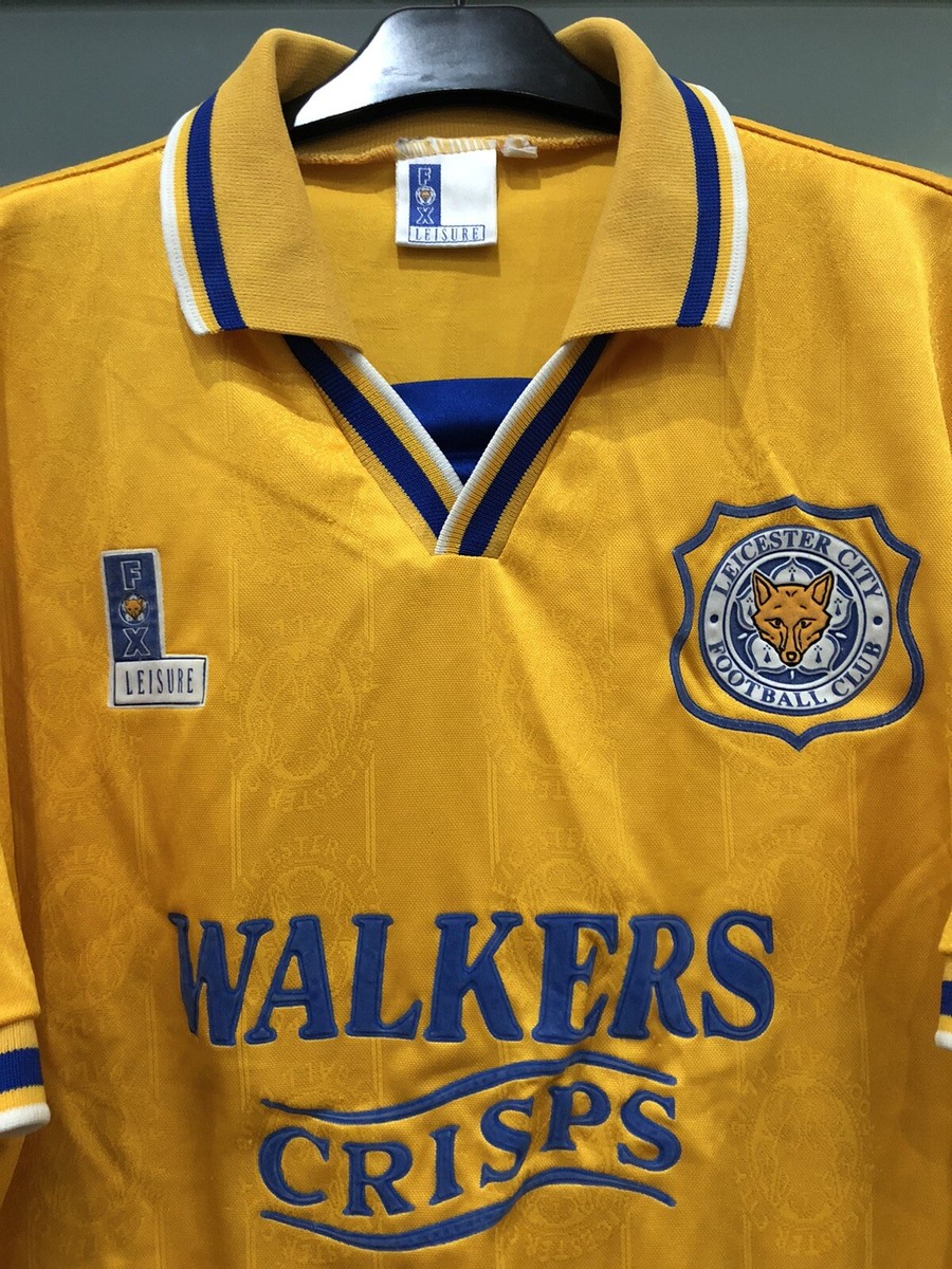 Official Fox Leisure Leicester City 1994 / 96 Away Shirt Large
