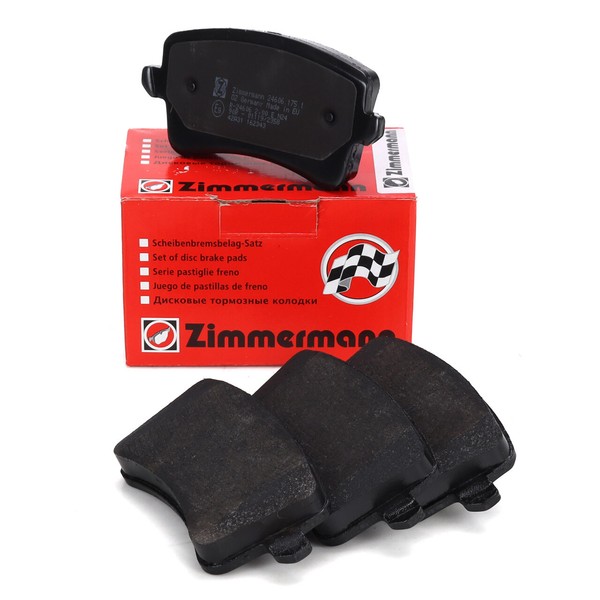 Zimmermann BremsbeläGe FüR Audi A4 (8K B8) A5 (8T 8F) Q5 (8RB) (Fy) Hinten-image