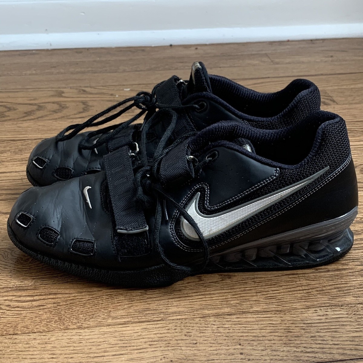 Size 13 - Nike Romaleos 2 Black/White 476927-010 | eBay