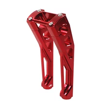 Red 8.5" Tall Handlebar Riser w/1" clamp for Harley 18-up Street Bob FXBB/S FXST