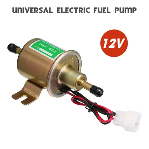 12V Electric Fuel Pump 4-7PSI Universal Gas Diesel Inline Low Pressure HEP-02A - Bild 3 von 10