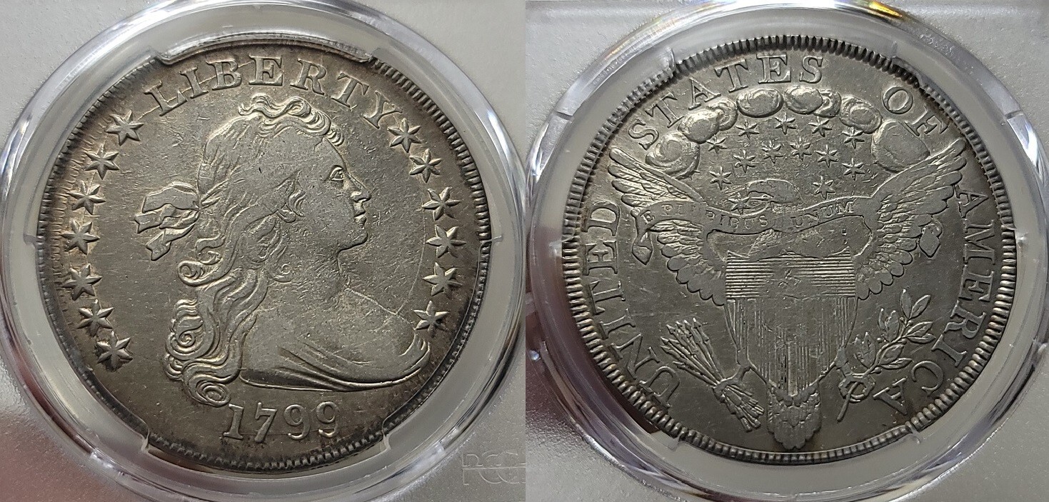 1799 $1 VF30 PCGS