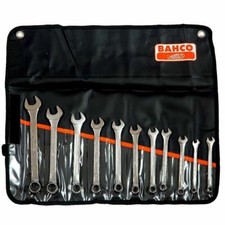 Image of Bahco 111M/11T 11 Piece Metric Combination Spanner Set 8-22mm In Tool Roll