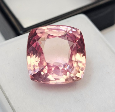 Morganite Cushion Cut Pink Colour 11-12 Ct EGL CERTIFIED Loose Gemstone FR-197