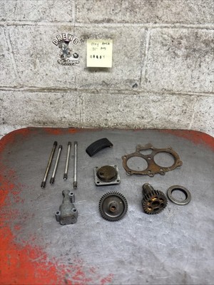 Vintage 1964 Bsa A50 A 50 500 Oil Pump Push Rod Gasket Gear Shim Parts Lot