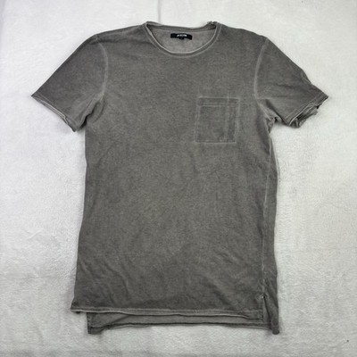 Jackson Washed Grey Short Sleeve Pocket Shirt Men's Medium